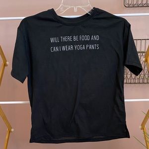 Athletic graphic tee